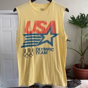 Olympic Team Yellow Tank Top